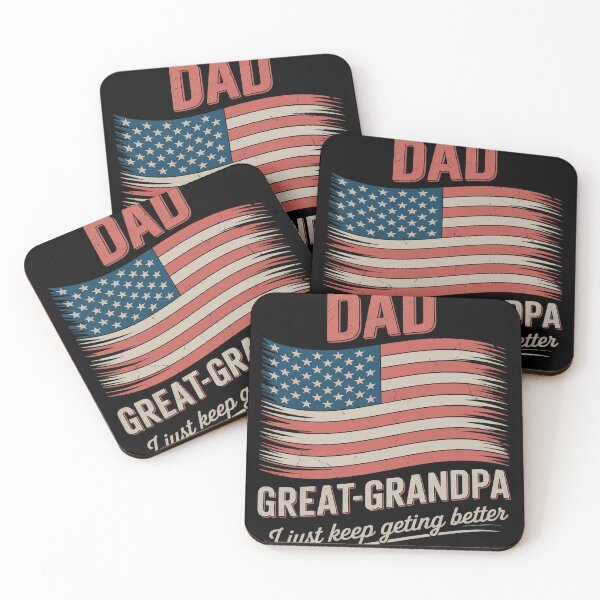 Item preview, Dad Grandpa Great Grandpa I Just Keep Getting Better designed and sold by genkihikki.