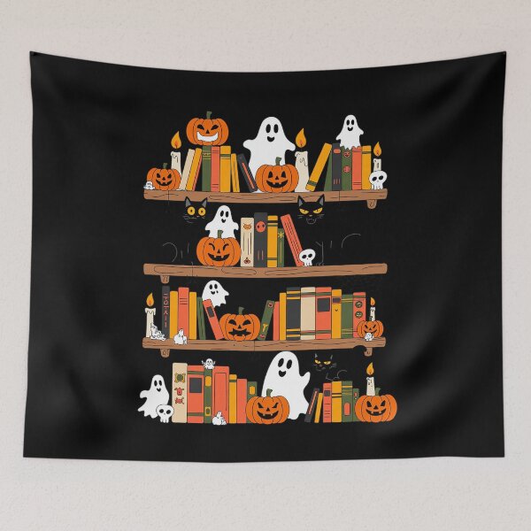 Item preview, Cute Ghost Reading Book Lovers Autumn Fall Halloween Ghost  designed and sold by CombatTask.