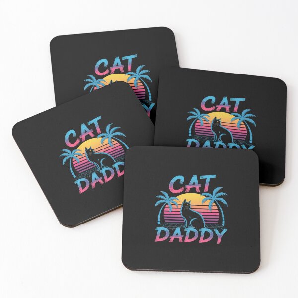 Item preview, Cat Daddy Dad Fathers Day Summer Cat Papa  designed and sold by StephenDDArt.