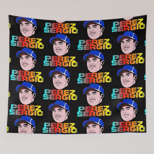 Item preview, Sergio Perez illustration designed and sold by ZooStateofMind.