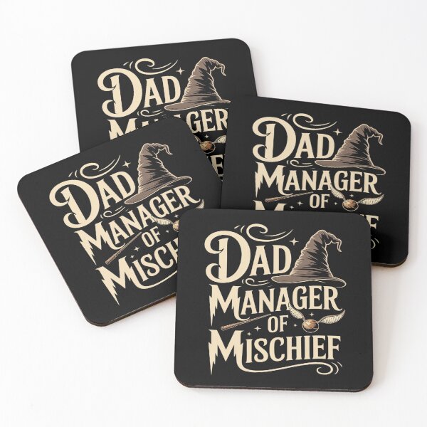 Item preview, Dad Manager Of Mischief Magical Wizard Father's Day designed and sold by ProudForFunny.