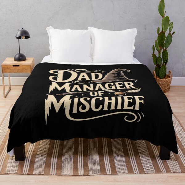 Item preview, Dad Manager Of Mischief Magical Wizard Father's Day designed and sold by ProudForFunny.