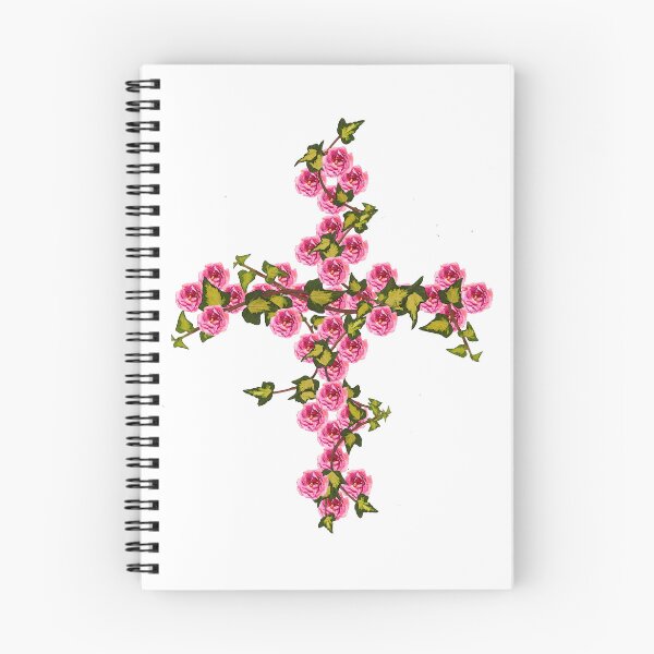 Item preview, Floral Rose Cross Design designed and sold by capricedefille.