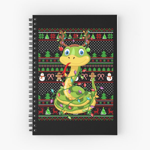 Item preview, Cute Snake Wearing Reindeer Antlers With Christmas Lights Ugly Sweater Holiday Design designed and sold by Jone Cham.