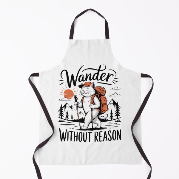 Item preview, Cat Wander Without Reason Adventure Hiking designed and sold by StephenDDArt.