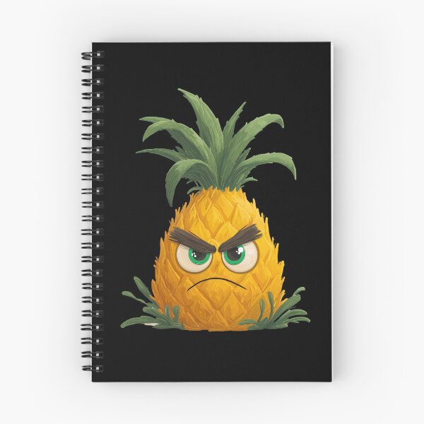 Item preview, Grumpy Cartoon Pineapple designed and sold by SQSHD-Pineapple.