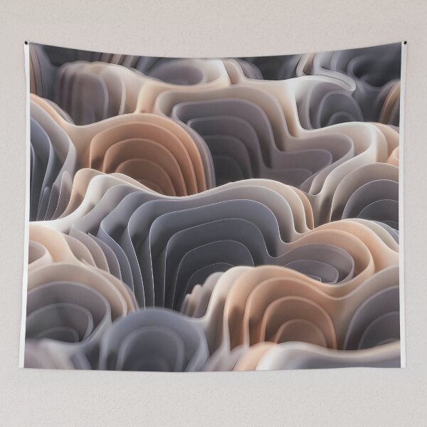 Item preview,  Abstract Water Waves Refraction  Motif  (image size 7840x11680) designed and sold by Digital-Davinci.