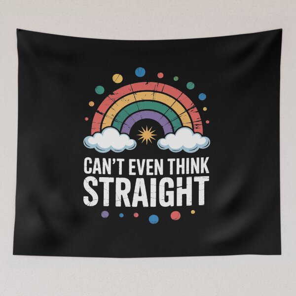 Item preview, Can'T Even Think Straight Lgbt Gay Pride Month designed and sold by RayhendersonArt.