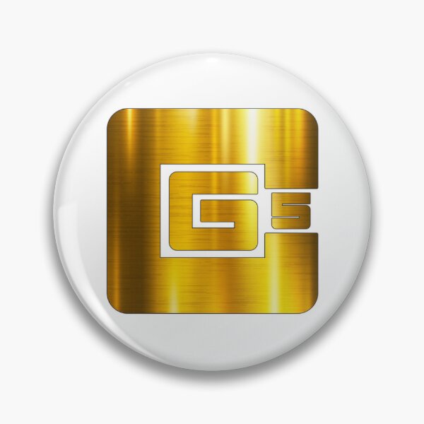 Item preview, cg5 gold metal textured logo designed and sold by ramwebroom.