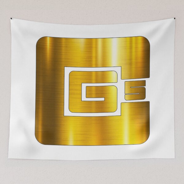 Item preview, cg5 gold metal textured logo designed and sold by ramwebroom.