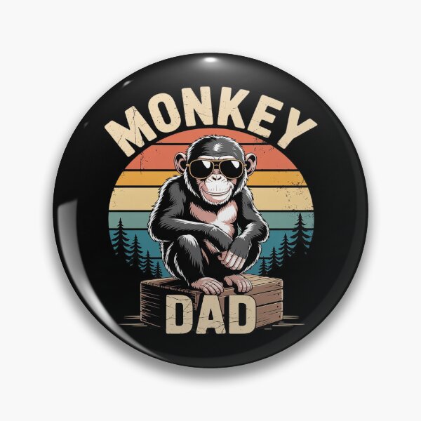 Item preview, Dad Monkey Lovers Daddy Father's Day designed and sold by ProudForFunny.