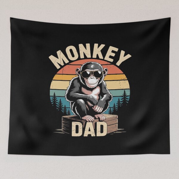 Item preview, Dad Monkey Lovers Daddy Father's Day designed and sold by ProudForFunny.