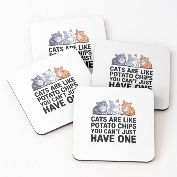 Item preview, Cats Are Like Potato Chips You Can'T Just Have One designed and sold by StephenDDArt.