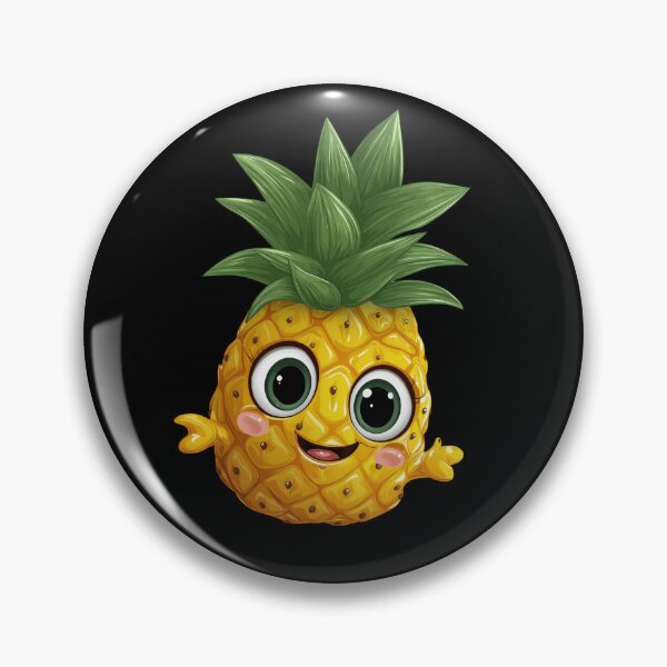 Item preview, Happy Cartoon Pineapple designed and sold by SQSHD-Pineapple.