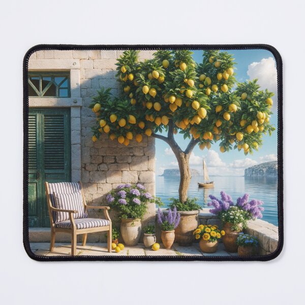 Item preview, Peaceful Coastal Retreat designed and sold by Undersea Ai Art.