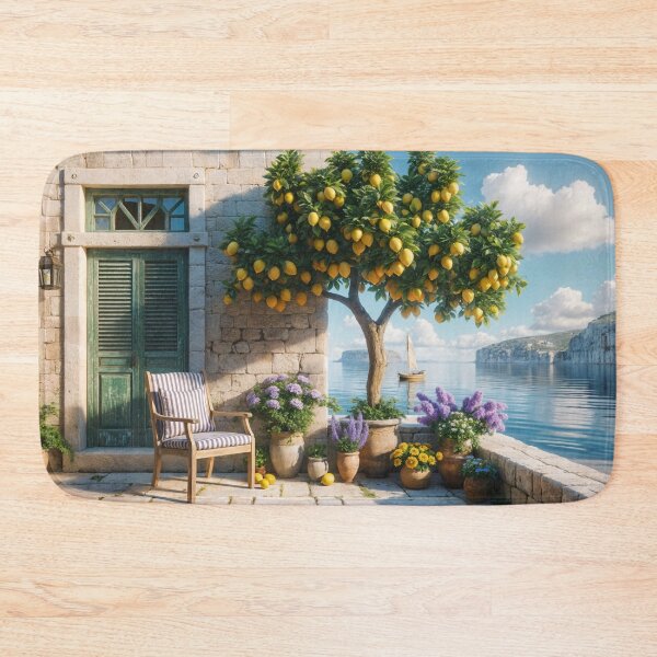 Item preview, Peaceful Coastal Retreat designed and sold by Undersea Ai Art.