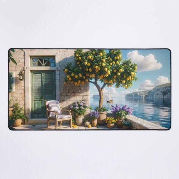 Item preview, Peaceful Coastal Retreat designed and sold by Undersea Ai Art.