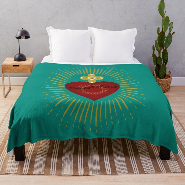 Item preview, Sacred Heart Jesus Roses Design designed and sold by capricedefille.