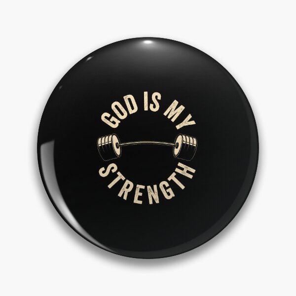 Item preview, God Is My Strength Vintage Gym designed and sold by poyinganianop.