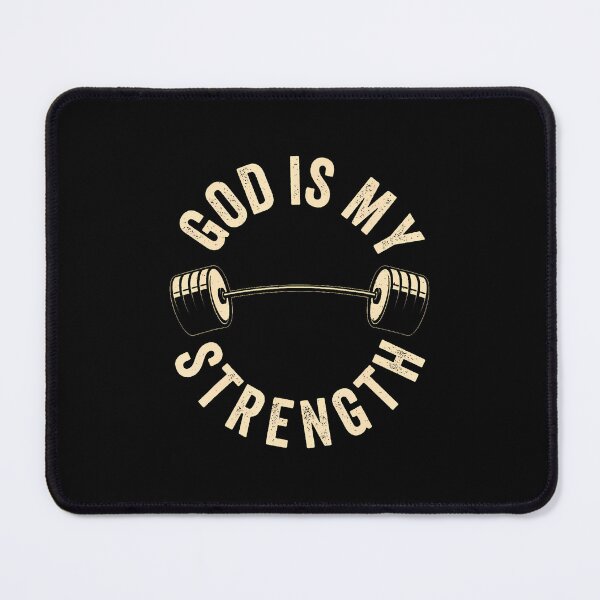 Item preview, God Is My Strength Vintage Gym designed and sold by poyinganianop.