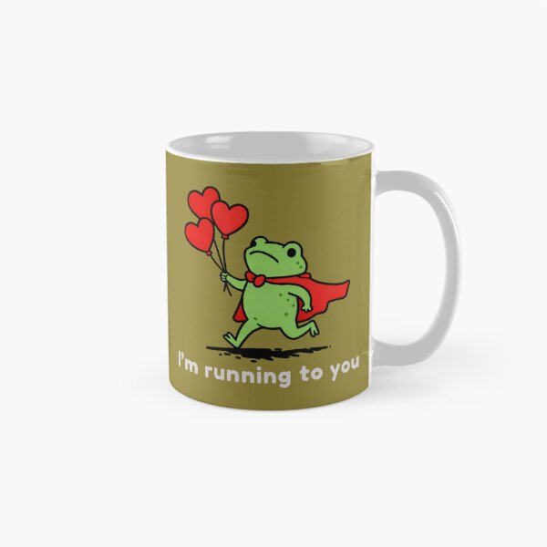 Item preview, Funny Frog Valentine Design – Cute Romantic Frog with Hearts Balloons designed and sold by VelvetSkyStudio.