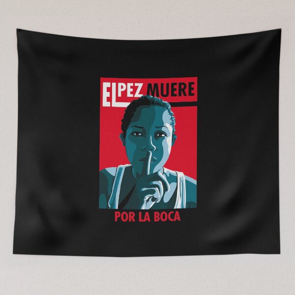 Item preview, El pez muere por la boca designed and sold by Selene Da Silva.