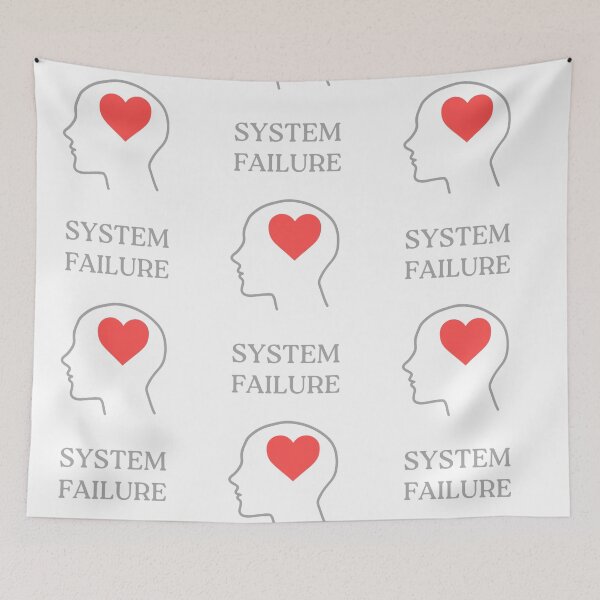 Item preview, Emotional System Failure: Head with Heart Concept Graphic designed and sold by HorizonStores.