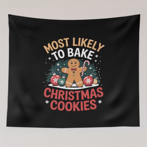 Item preview, Family Holiday Most Likely To Bake Christmas Cookies02  designed and sold by CombatTask.