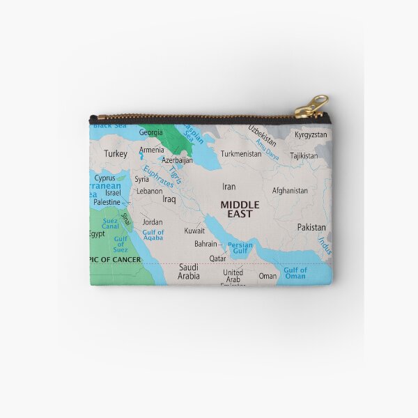 Item preview, Middle East Map – Countries, Seas & Regions designed and sold by WorldAtlas.com.