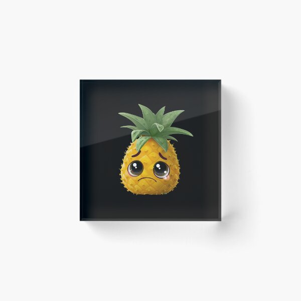 Item preview, Sad Cartoon Pineapple designed and sold by SQSHD-Pineapple.
