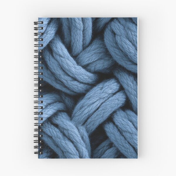 Item preview, Blue Cable Knit Wool Texture – Thick Twisted Yarn designed and sold by NewArt33.