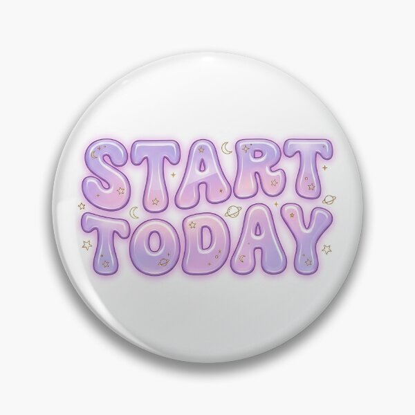 Item preview, Start Today, Soft Pastel Quote  designed and sold by PlantzMatter.