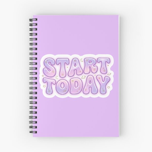 Item preview, Start Today, Soft Pastel Quote  designed and sold by PlantzMatter.