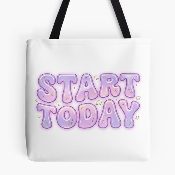Item preview, Start Today, Soft Pastel Quote  designed and sold by PlantzMatter.
