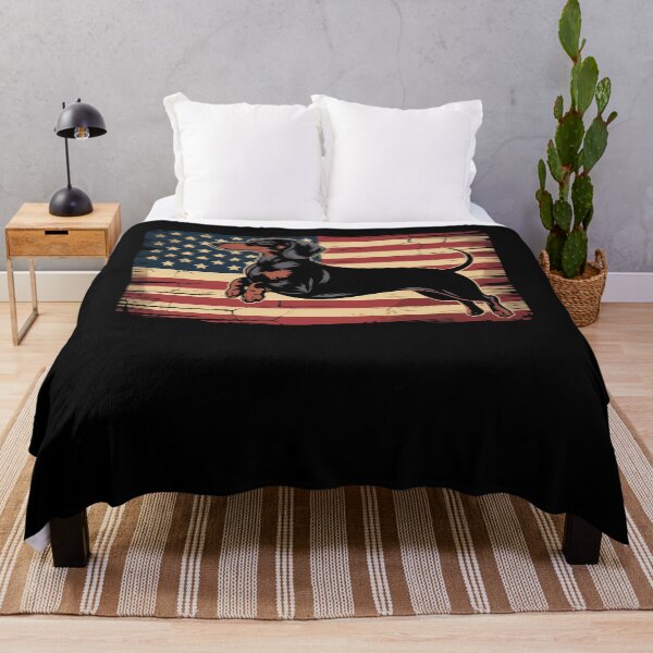 Item preview, Dachshund America Flag Patriotic Weiner Dog designed and sold by MeowtivationP.