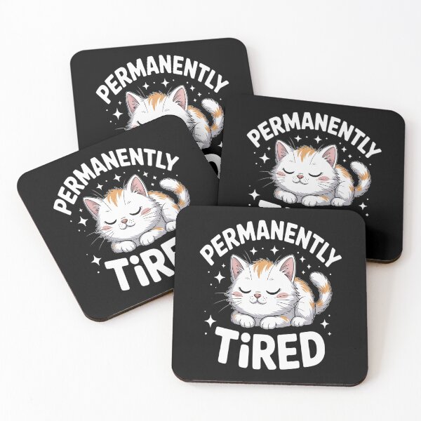 Item preview, Sleepy Tired Permanently Tired Cat designed and sold by Lucaseinar.