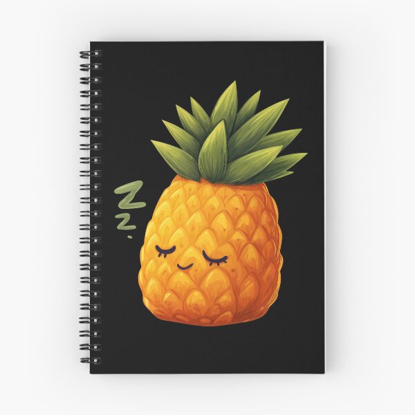 Item preview, Sleepy Cartoon Pineapple designed and sold by SQSHD-Pineapple.