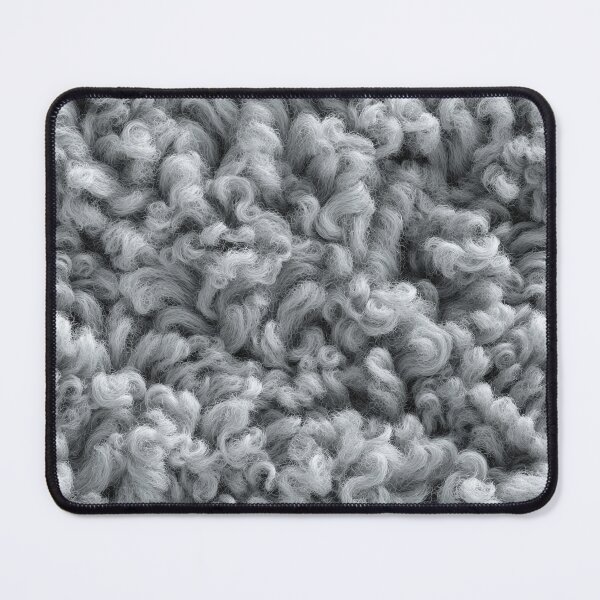 Item preview, Soft Gray Bouclé Wool Texture – Cozy Textile Surface designed and sold by NewArt33.