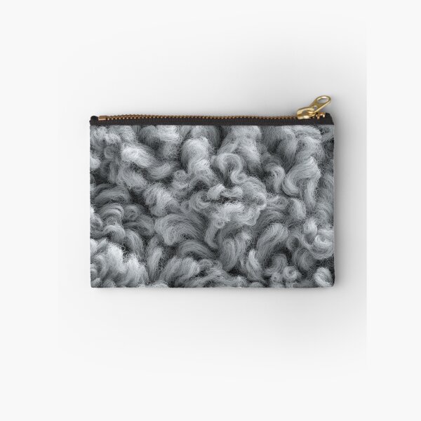Item preview, Soft Gray Bouclé Wool Texture – Cozy Textile Surface designed and sold by NewArt33.