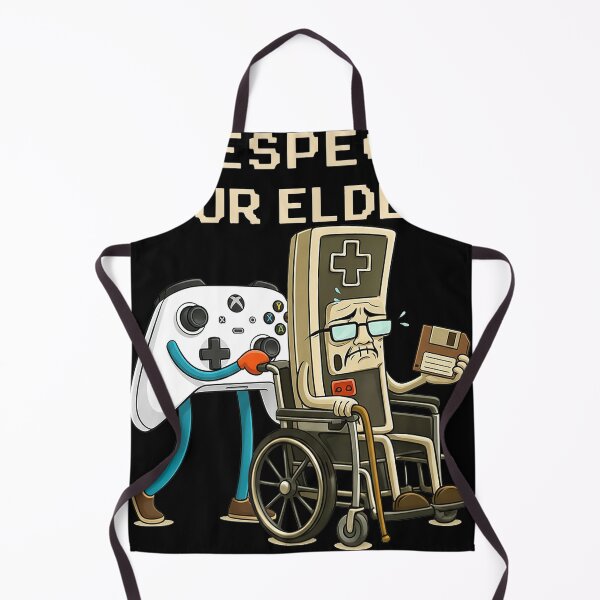 Item preview, Respect Your Elders Gaming Control Retro Funny Gamer designed and sold by FemmeForge.