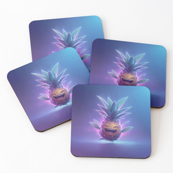 Item preview, Excited Neon Glow Pineapple designed and sold by SQSHD-Pineapple.