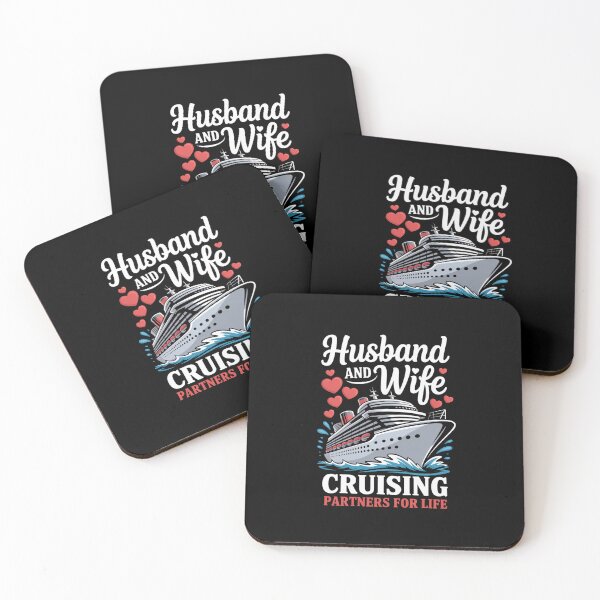 Item preview, Cruising Cruise Vacation Husband Wife Couple designed and sold by StephenDDArt.