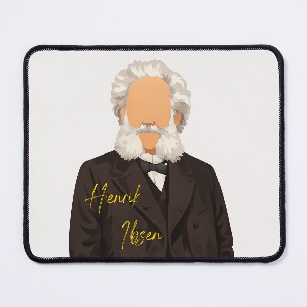 Item preview, Henrik Ibsen Vector designed and sold by halibutgoatramb.