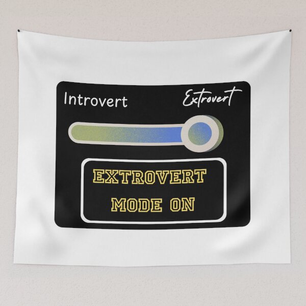 Item preview, Extrovert Mode ON designed and sold by Lucky Arts With Love.