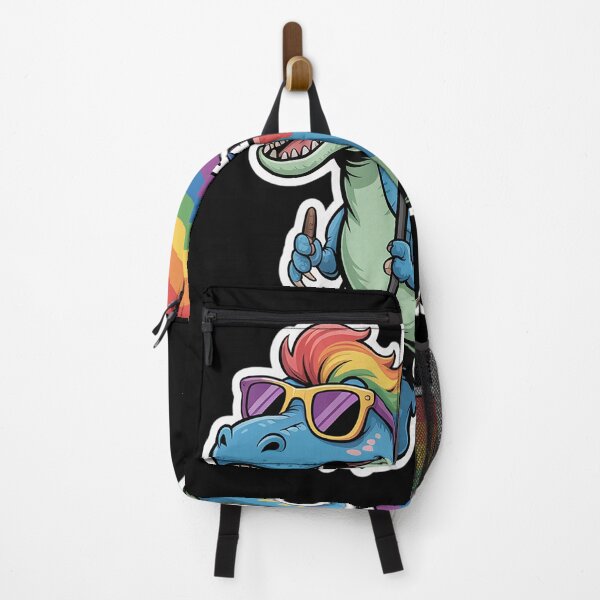 Item preview, Dinosaur Gay Pride Lgbt Rainbow Flag designed and sold by MeowtivationP.