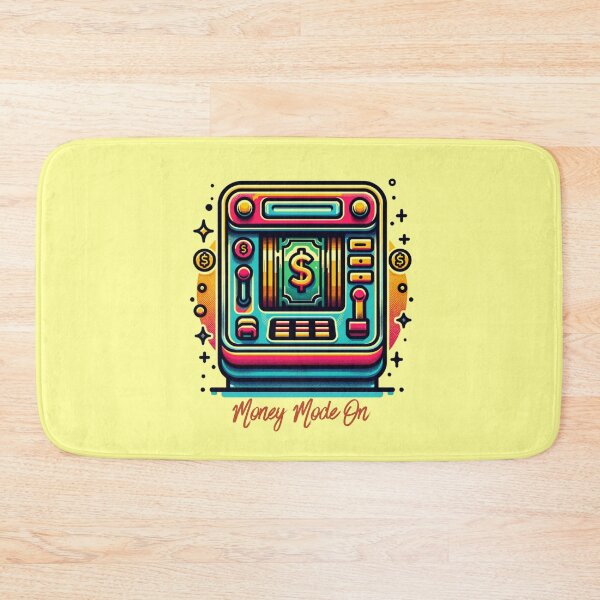 Item preview, Lucky Spin Retro Slot Machine Illustration designed and sold by All About DigiCraft by Fedelina.