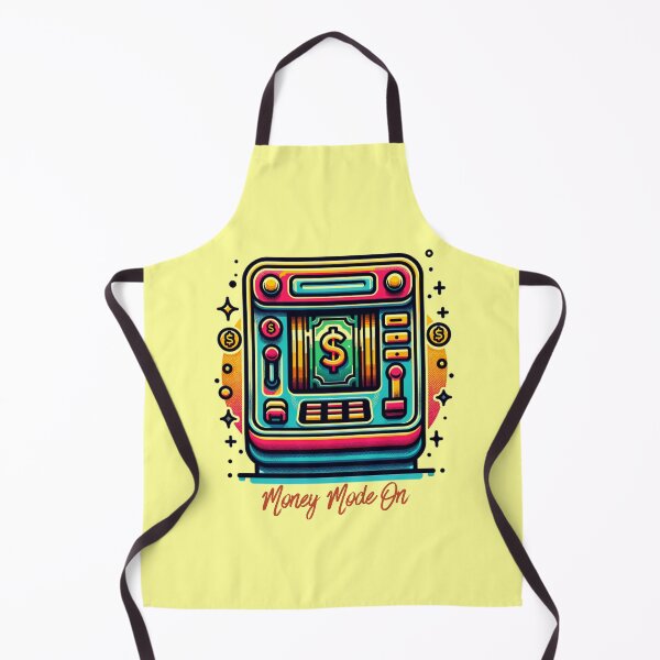 Item preview, Lucky Spin Retro Slot Machine Illustration designed and sold by All About DigiCraft by Fedelina.