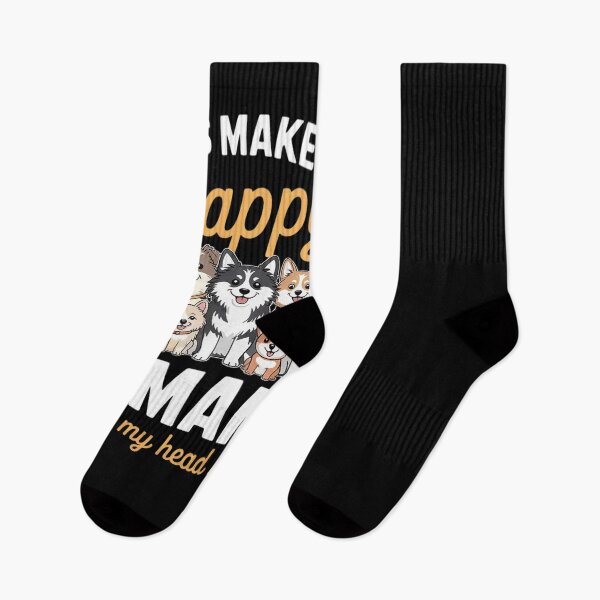 Item preview, Dogs Make Me Happy - Dog Lover Dog Owner Dog Mom Dog Dad  designed and sold by PowAcademy.