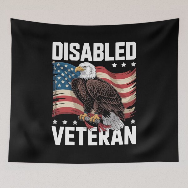 Item preview, Disabled Veteran American Flag Veterans Day designed and sold by MeowtivationP.
