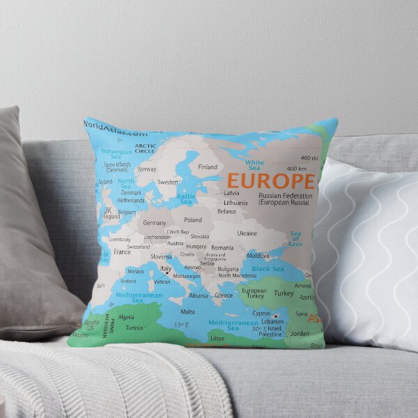 Item preview, Europe Map – Countries, Borders & Seas designed and sold by WorldAtlas.com.